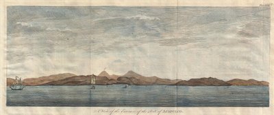Een uitzicht op de ingang van de haven van Acapulco door Unbekannt Unbekannt